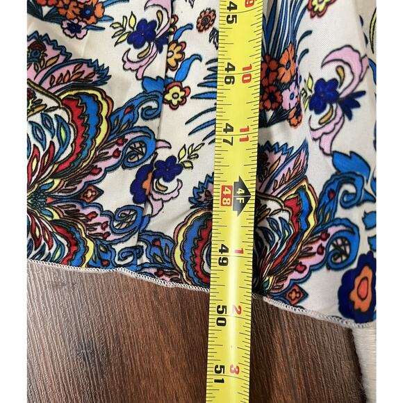 BOEMO Anthropologie Floral Paisley Tiered Bohemian Festival Maxi Dress Sz S - Picture 12 of 13